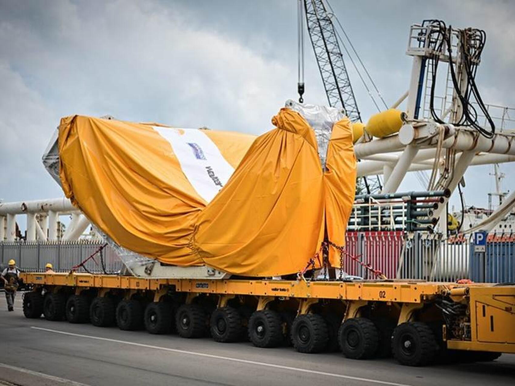 Vessel segment transferred between production sites